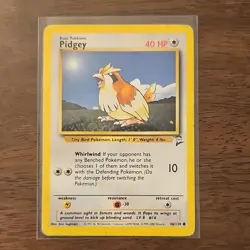 Pokemon TCG Lot Pidgeot Pidgey Remoraid 1999-2002 5 Cards English - Image 4