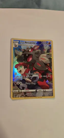 Pokemon TCG Hisuian Arcanine Lost Origin Trainer Gallery, Card TG08/TG30 - Image 1