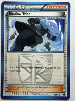Shadow Triad (Team Plasma) Plasma Freeze 102/116 MP-LP Pokemon Card - Image 1