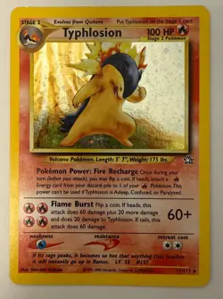 Pokemon Neo Genesis Typhlosion 17/111 Holo Lightly Played English TCG card - Image 1