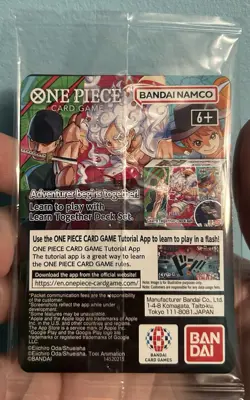 One Piece Monkey D. Luffy US Voyage College Basketball Card Rutgers (SEALED) - Image 2