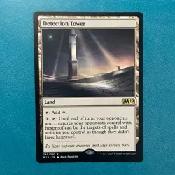 MTG NM: Detection Tower - Core Set 2019 (M19) 249/280, Regular, English - Image 1