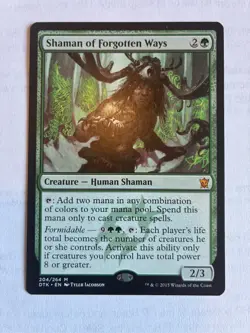 Shaman of Forgotten Ways #204 Dragons of Tarkir Magic: The Gathering NM X1 - Image 1