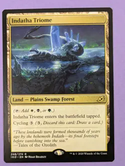 MTG Magic: Ikoria: Lair of Behemoths: Indatha Triome #248/274 Rare - NM - Image 1