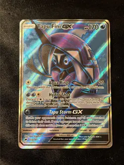 Pokemon TCG Tapu Fini GX Burning Shadows 133/147 Holo Full Art Ultra Rare - Image 1