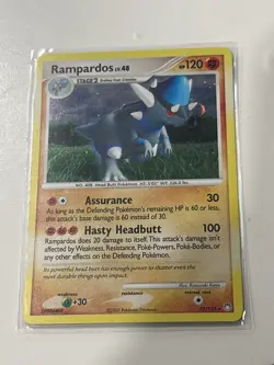 Rampardos 33/123 Holo Rare- Mysterious Treasures- Vintage Pokemon singles- LP - Image 1