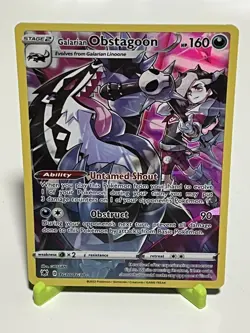 Pokemon Galarian Obstagoon TG10/TG30 Astral Radiance Ultra Rare NM Condition - Image 1