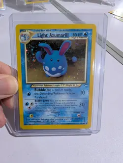Light Azumarill 13/105 2002 Neo Destiny Pokemon WOTC Holo Rare LP - Image 1