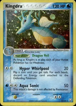 Kingdra 12/109 Holo Rare EX Team Rocket Returns Pokemon - Image 1