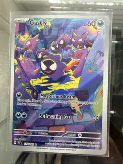 Pokemon Gastly 177/162 SV05 Temporal Forces Illustration Rare Full Art Holo 2024 - Image 1