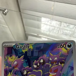 Pokemon Gastly 177/162 SV05 Temporal Forces Illustration Rare Full Art Holo 2024 - Image 3