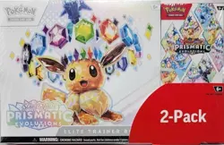 Lot of (2) Pokemon Prismatic Evolutions Costco 2-Pack ETB & Booster Bundle - Image 2