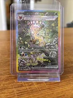 Pokemon TCG Leafeon EX Prismatic Evolutions Sir 144/131 SV - Image 1