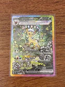 Pokemon TCG Leafeon EX Prismatic Evolutions Sir 144/131 SV - Image 3