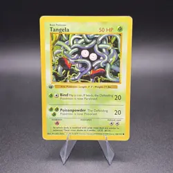 Pokemon Tangela 066/102 First Edition Base Set (Shadowless) Regular - Image 1