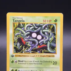 Pokemon Tangela 066/102 First Edition Base Set (Shadowless) Regular - Image 2