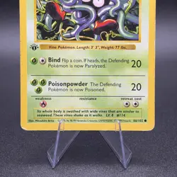 Pokemon Tangela 066/102 First Edition Base Set (Shadowless) Regular - Image 3