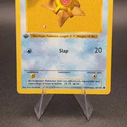 Pokemon Staryu 065/102 First Edition Base Set (Shadowless) Regular - Image 3