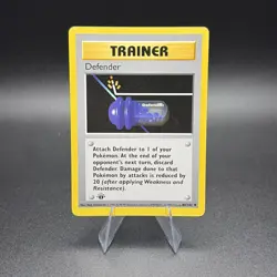 Pokemon Defender 080/102 First Edition Base Set (Shadowless) Regular - Image 1