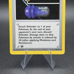 Pokemon Defender 080/102 First Edition Base Set (Shadowless) Regular - Image 3