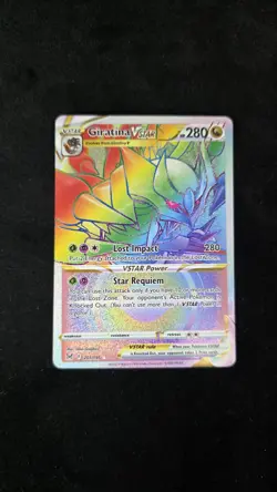 Pokemon TCG Giratina VSTAR Secret Rare Holo 201/196 Lost Origin NM - Image 1