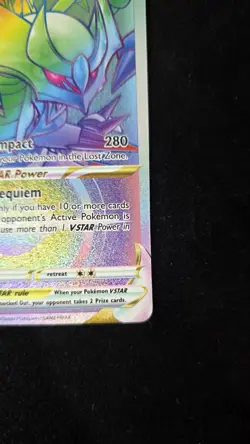 Pokemon TCG Giratina VSTAR Secret Rare Holo 201/196 Lost Origin NM - Image 3