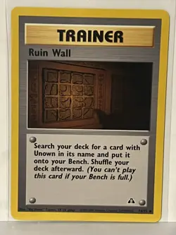 Ruin Wall 74/75 Neo Discovery NM Pokemon Fast Shipping - Image 1