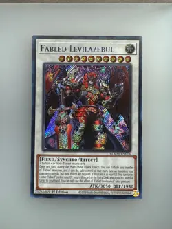 Fabled Levilazebul BLMM-EN014 Secret Rare Yu-Gi-Oh NM 1st Edition - Image 1