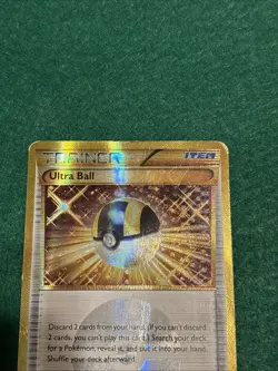 Pokemon Ultra Ball Plasma Freeze 122/116 Secret Rare Card Gold (Creased) - Image 2