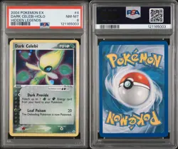 PSA 8 Dark Celebi Holo 4/101 EX Hidden Legends 2004 Pokemon Card - Image 3