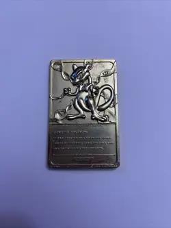 Pokemon Gold Plated Mewtwo Card 1999 - Image 3