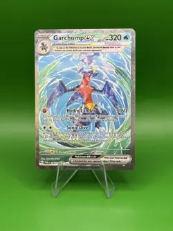 Pokemon TCG Garchomp EX Illustration Rare Card 245/182 Sv04: Paradox Rift - Image 1