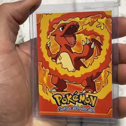 Charmeleon 1999 Topps E5 of 12 Pokemon The First Movie Blue Logo Vintage NM Card - Image 2
