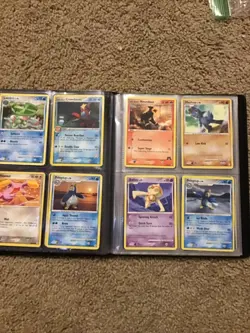 Small Binder STUFFED with Pokemon Cards Pikachu Magikarp Value Vintage Lot Rare - Image 3