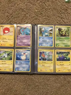 Small Binder STUFFED with Pokemon Cards Pikachu Magikarp Value Vintage Lot Rare - Image 5