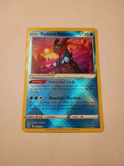 Radiant Greninja 046/189 - 2022 Pokemon TCG Astral Radiance Rare Card - Image 1