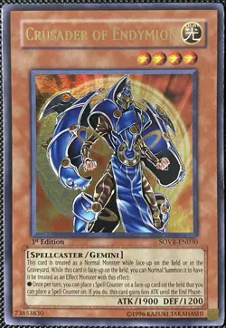 Crusader of Endymion SOVR-EN030 Stardust Overdrive 1st Edition - Yugioh Card - Image 1
