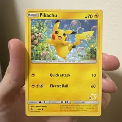 Pikachu 19/68 Hidden Fates Pikachu Stamp 15 Battle Academy TCG Pokemon Card TCG - Image 1