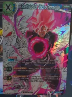 SS Rose Goku Black Unison of Extermination Foil Dragon Ball Super CCG Card Game - Image 1