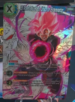 SS Rose Goku Black Unison of Extermination Foil Dragon Ball Super CCG Card Game - Image 3