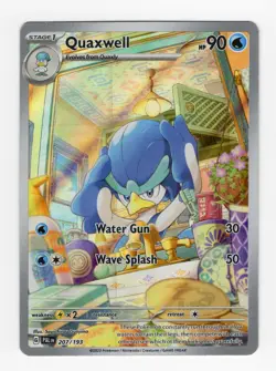 Pokemon TCG Quaxwell Scarlet & Violet Paldea Evolved Holo Card 207/193 - Image 1