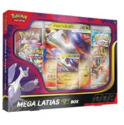 Mega Latias EX Box (FACTORY SEALED) [4 Booster Packs + 2 Promo Cards] - Image 1