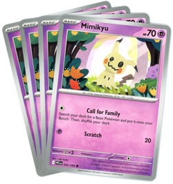 x4 Mimikyu 042/094 - ME02 Phantasmal Flames PFL - Pokemon - NM/M English - Image 1