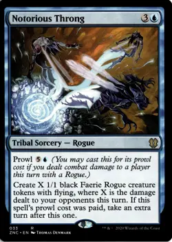 Notorious Throng R Commander: Zendikar Rising 33 NM - Image 1