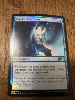 MTG - Magic The Gathering - Psychic Corrosion - Foil - Image 1