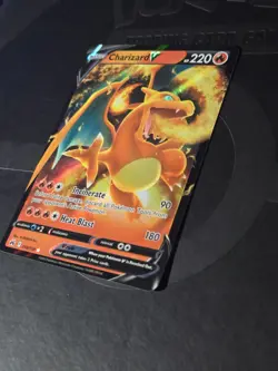 Pokemon TCG Charizard V 018/159 Crown Zenith NM Ultra Rare Holo - NM - Image 2