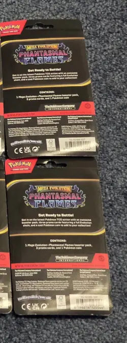 LOT 2x Pokemon TCG: Phantasmal Flames Checklane Blisters - Blaziken & Hydrapple - Image 2