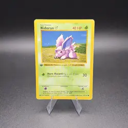 Pokemon Nidoran M 055/102 First Edition Base Set (Shadowless) Regular - Image 1