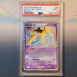 2005 Pokemon EX Deoxys - Deoxys EX Holo Rare 98/107 - PSA 9 MINT - Image 1