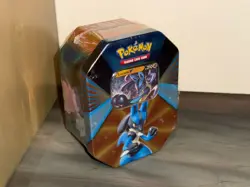 Pokemon Lucario V Forces Tin NEW FACTORY SEALED 4 Packs 820650808401 - Image 1